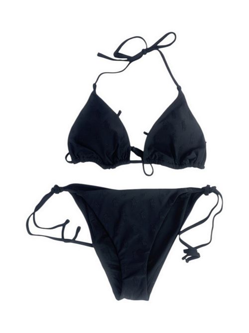 bikini donna con pony nero